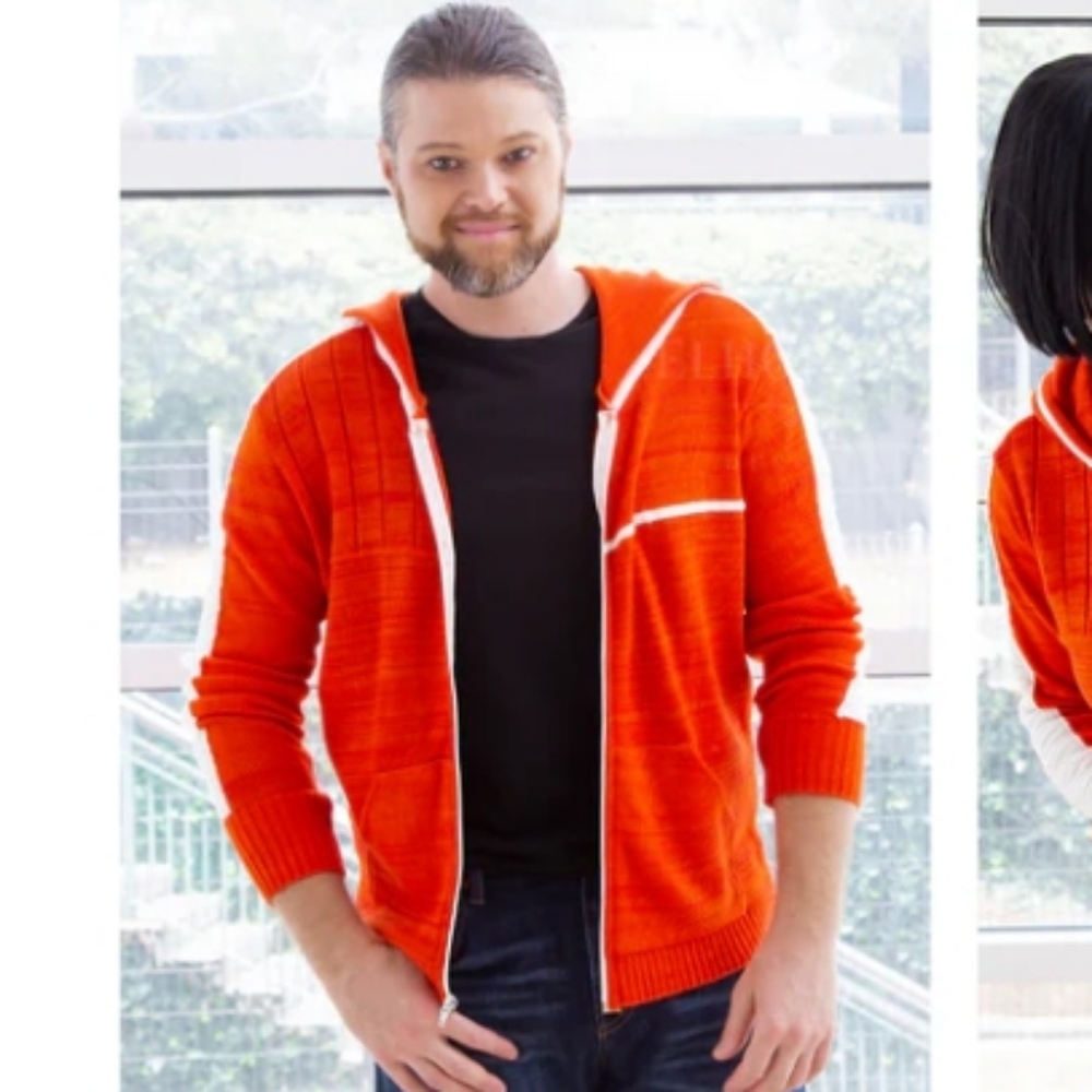 Elhoffer Star Wars Galactic Rebel Zip Up Hoodie Sweater w/Thumbholes Men's szM - Picture 5 of 6